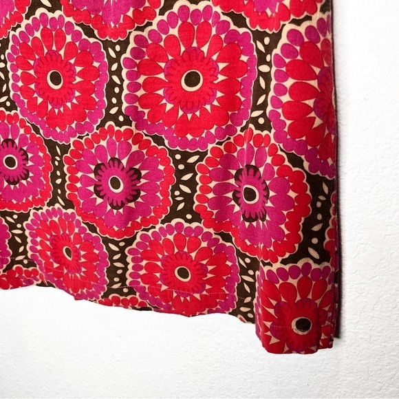 Boden Retro Floral Mod Tunic Mini Dress 60s - Picture 5 of 10